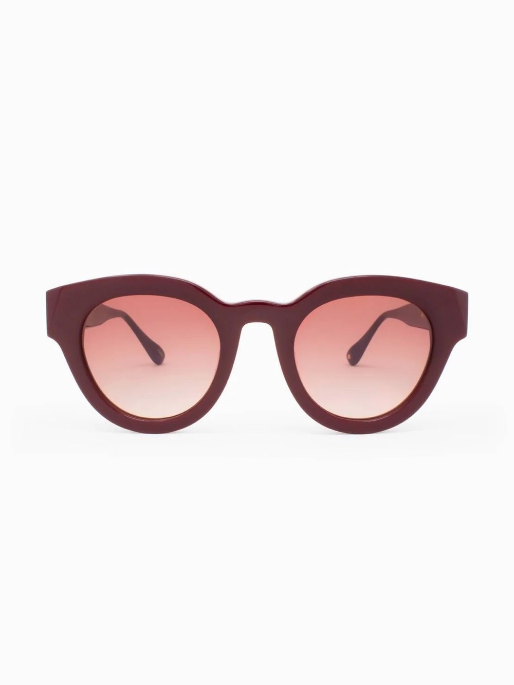 Apercu Le Rond Bordeaux Gradient Sunglasses for Women - Picture 2 of 7